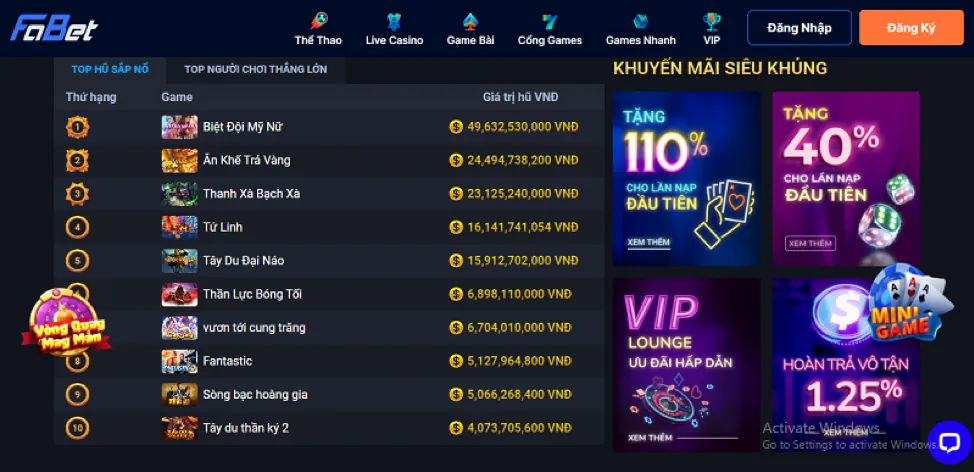 Hệ thống an toàn và công bằng tại bet69 code